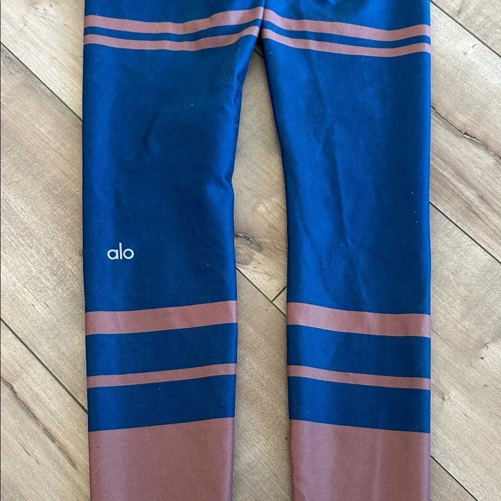 Alo Yoga Women's High Waist Tech Lift Airbrush Legging Rosewater Marathon Sz XS
